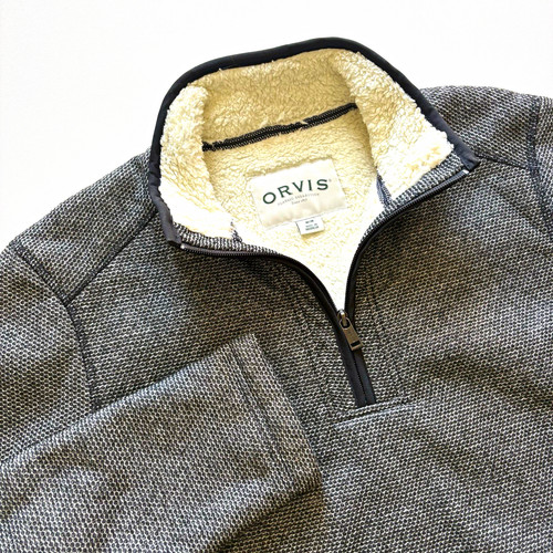 Orvis sherpa lined pullover - sherpa,