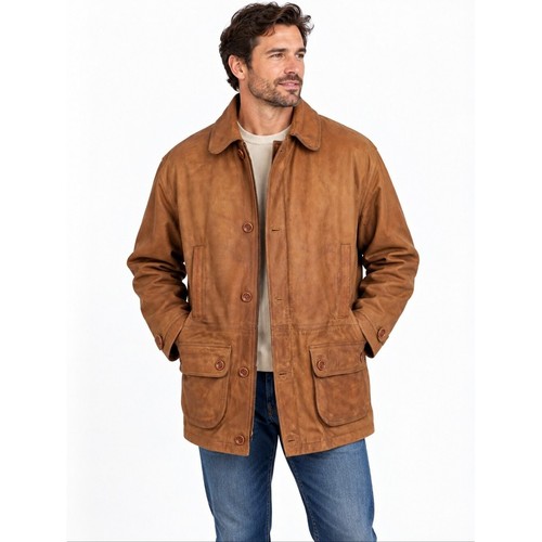 Orvis mens brown leather - orvis, l