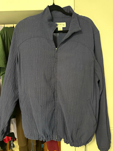 Orvis men blue seersucker - orvis,