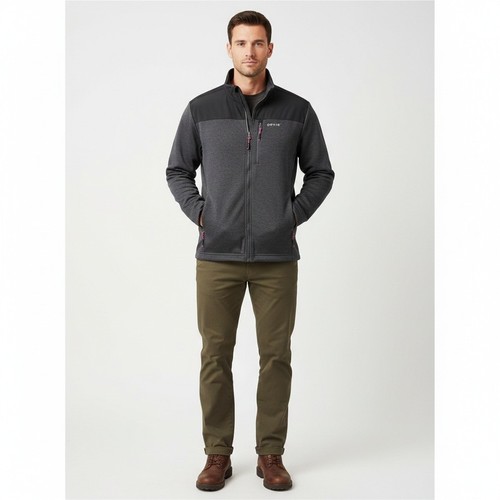 Orvis jacket mens gray black - jacket,